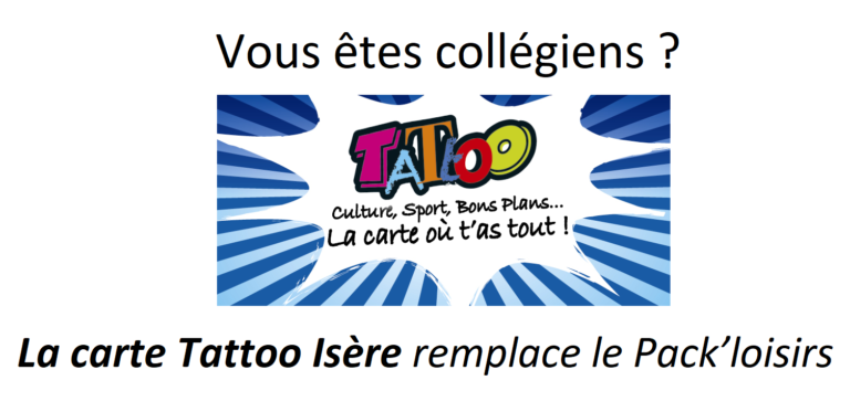 A compter de la rentrée scolaire 2022, le Département de l’Isère, en partenariat avec la Caf de l’Isère, lance en effet un nouveau dispositif : la carte Tattoo Isère.