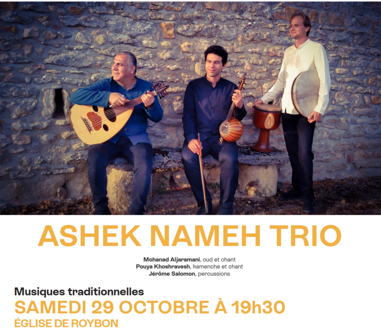 Concert à l’église de Roybon (entrée libre) : samedi 29 octobre à 19h30