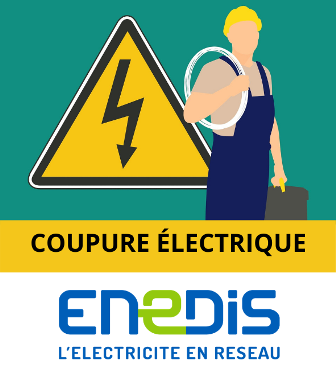 Coupure de courant pour travaux le 02/07 de 14h à 16h