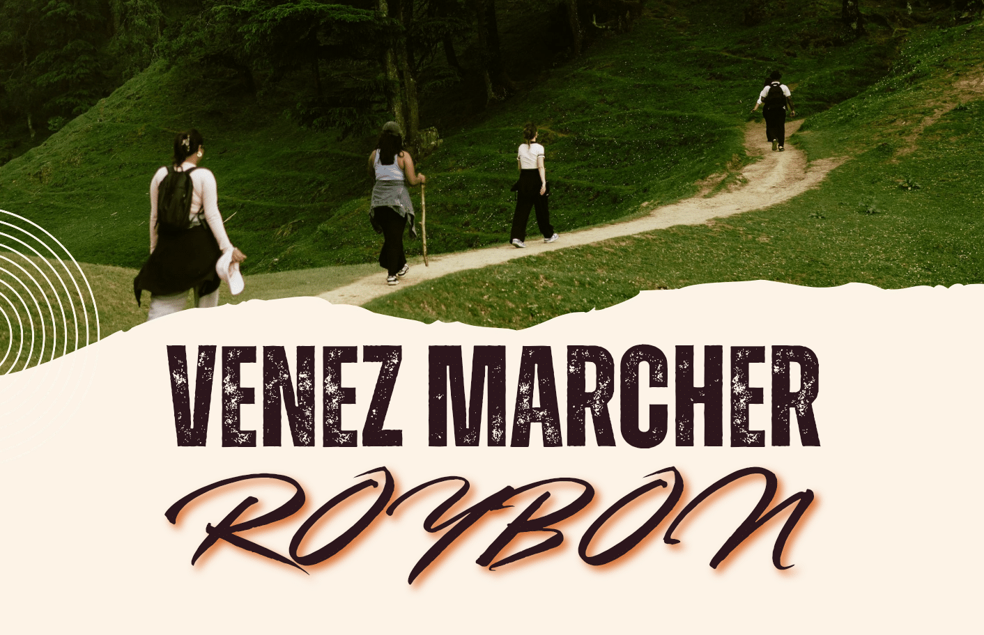 Venez marcher : v 07/08 départ à 18h